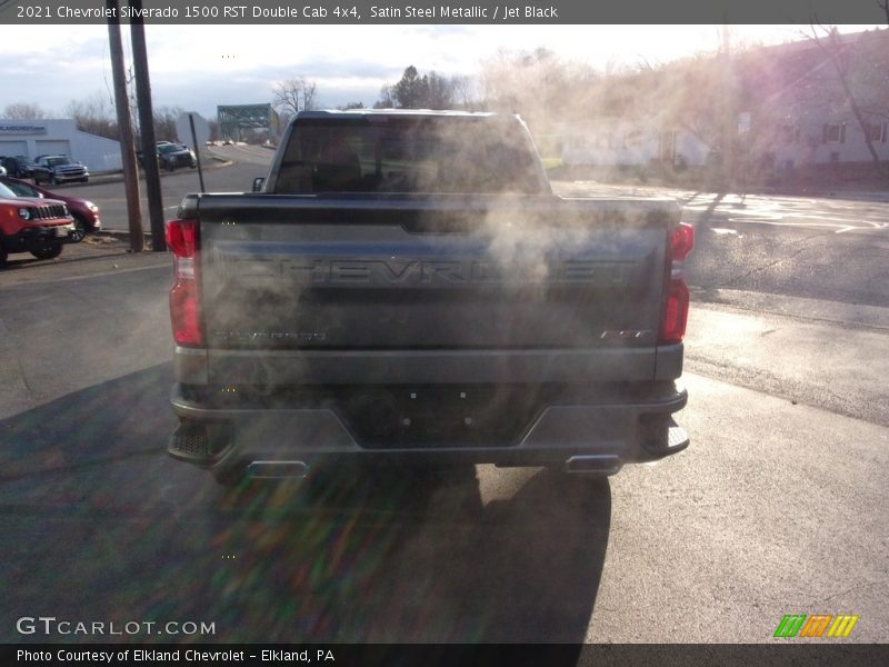 Satin Steel Metallic / Jet Black 2021 Chevrolet Silverado 1500 RST Double Cab 4x4