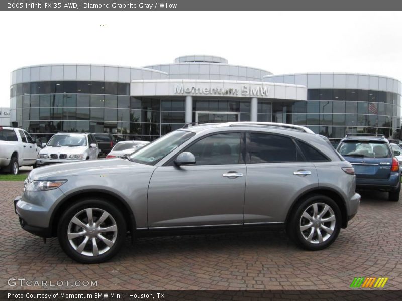 Diamond Graphite Gray / Willow 2005 Infiniti FX 35 AWD