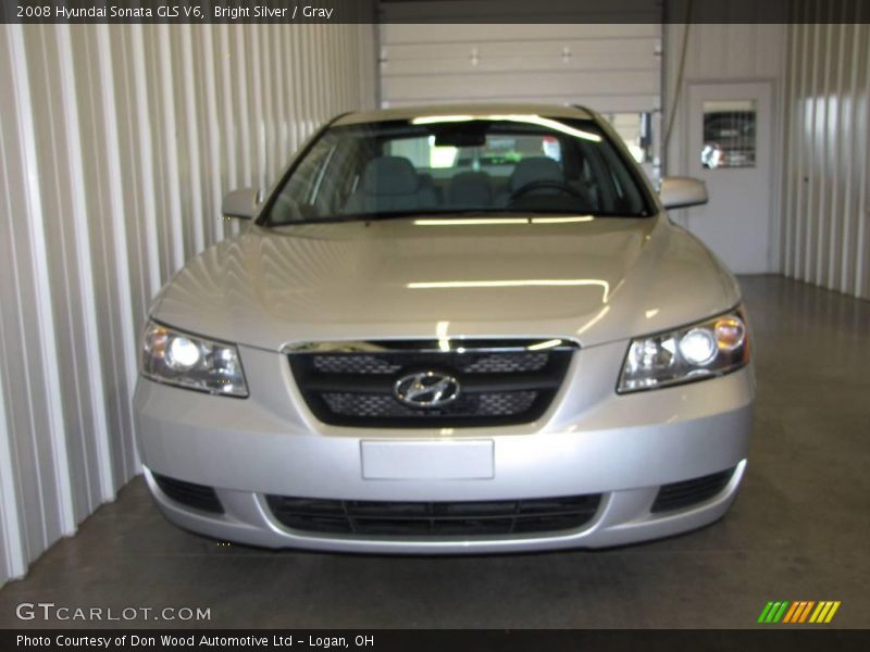 Bright Silver / Gray 2008 Hyundai Sonata GLS V6