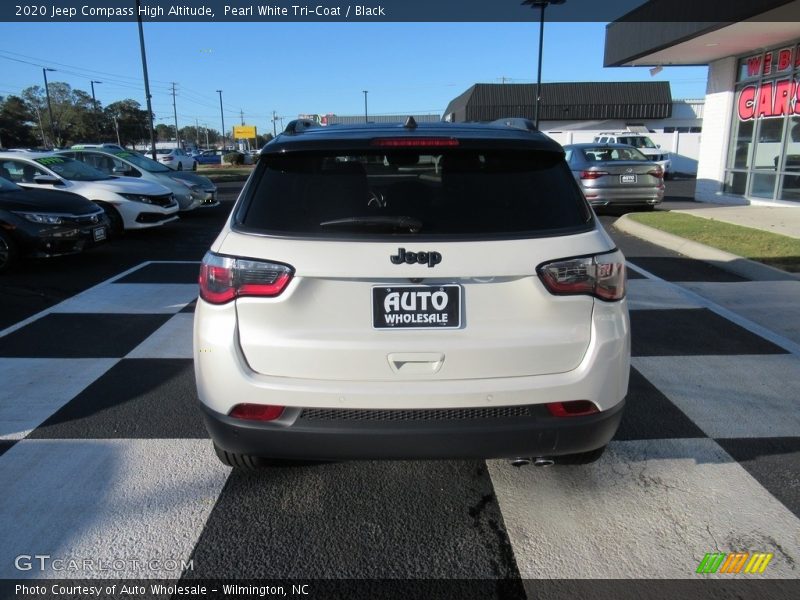 Pearl White Tri-Coat / Black 2020 Jeep Compass High Altitude