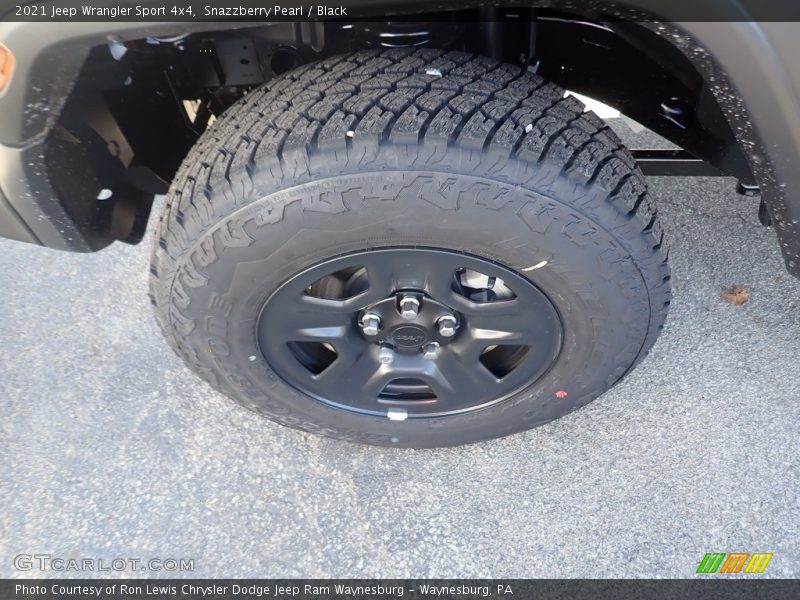 Snazzberry Pearl / Black 2021 Jeep Wrangler Sport 4x4