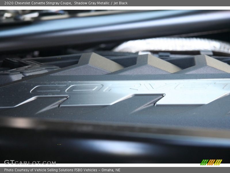 Shadow Gray Metallic / Jet Black 2020 Chevrolet Corvette Stingray Coupe