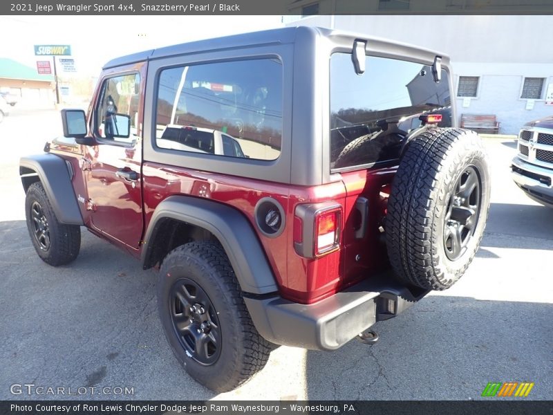Snazzberry Pearl / Black 2021 Jeep Wrangler Sport 4x4