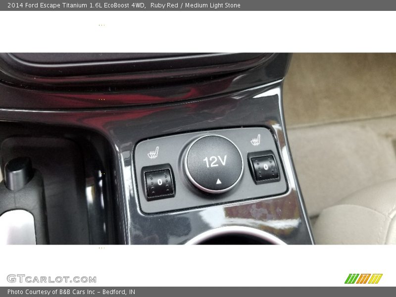 Ruby Red / Medium Light Stone 2014 Ford Escape Titanium 1.6L EcoBoost 4WD