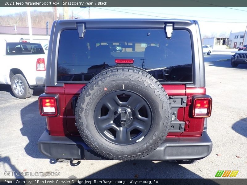 Snazzberry Pearl / Black 2021 Jeep Wrangler Sport 4x4