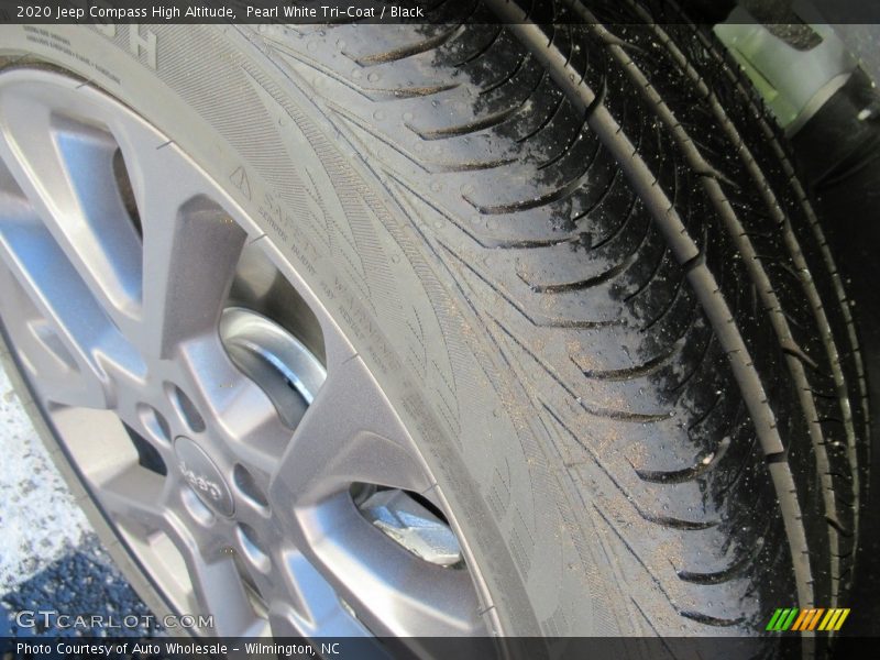 Pearl White Tri-Coat / Black 2020 Jeep Compass High Altitude