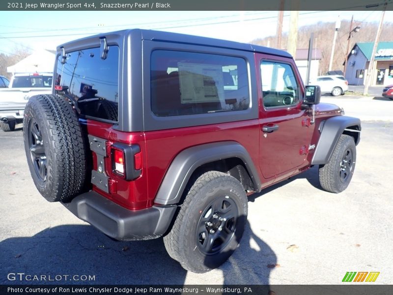 Snazzberry Pearl / Black 2021 Jeep Wrangler Sport 4x4