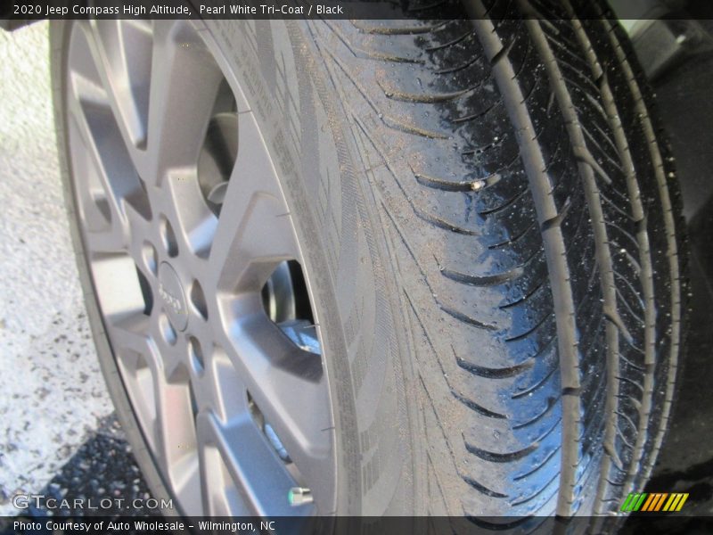 Pearl White Tri-Coat / Black 2020 Jeep Compass High Altitude