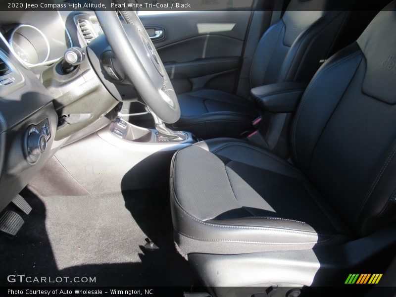 Pearl White Tri-Coat / Black 2020 Jeep Compass High Altitude