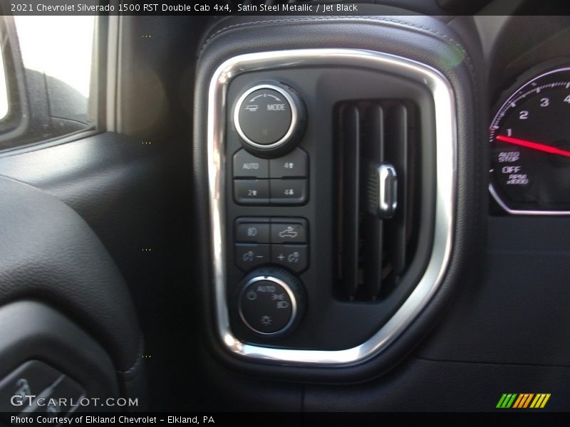 Satin Steel Metallic / Jet Black 2021 Chevrolet Silverado 1500 RST Double Cab 4x4