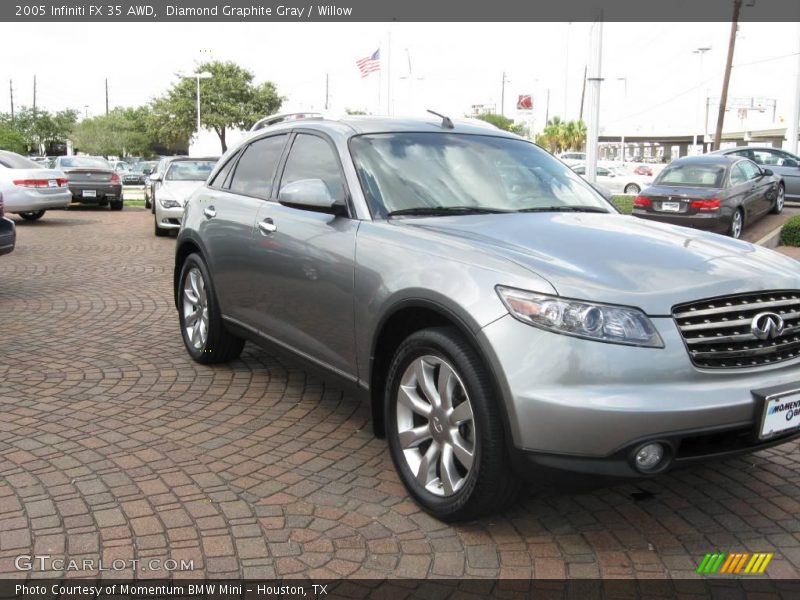 Diamond Graphite Gray / Willow 2005 Infiniti FX 35 AWD