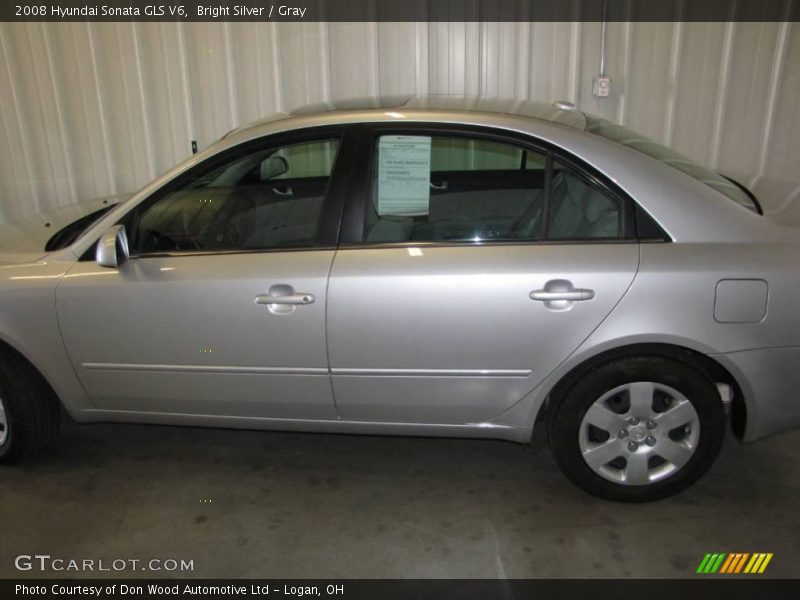 Bright Silver / Gray 2008 Hyundai Sonata GLS V6