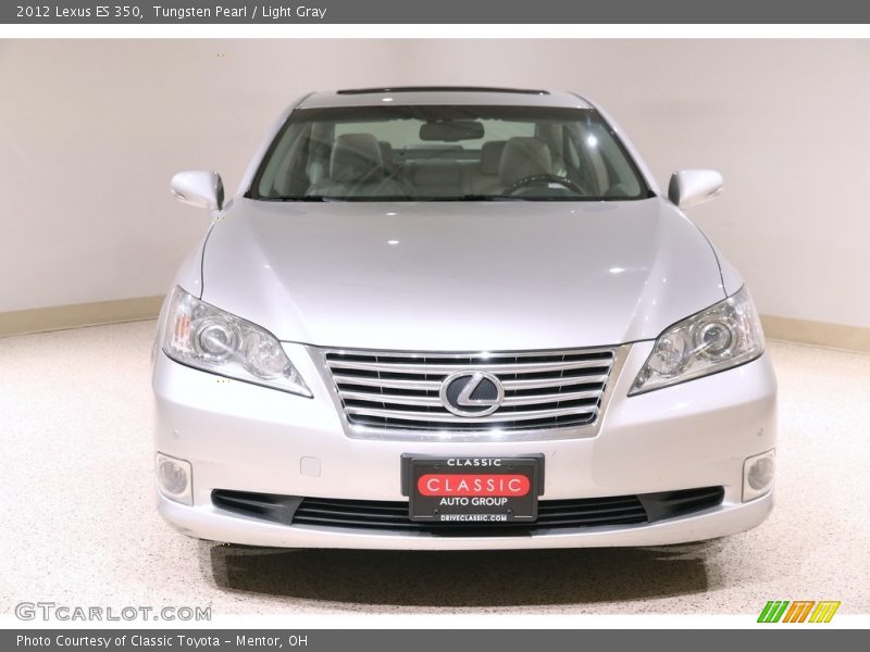 Tungsten Pearl / Light Gray 2012 Lexus ES 350