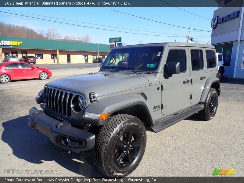 Sting-Gray / Black 2021 Jeep Wrangler Unlimited Sahara Altitude 4x4