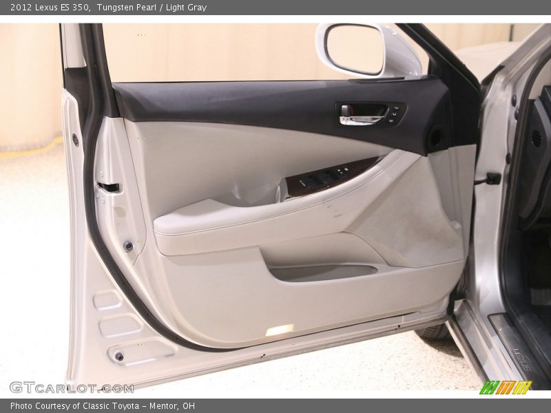 Tungsten Pearl / Light Gray 2012 Lexus ES 350