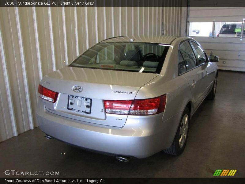 Bright Silver / Gray 2008 Hyundai Sonata GLS V6