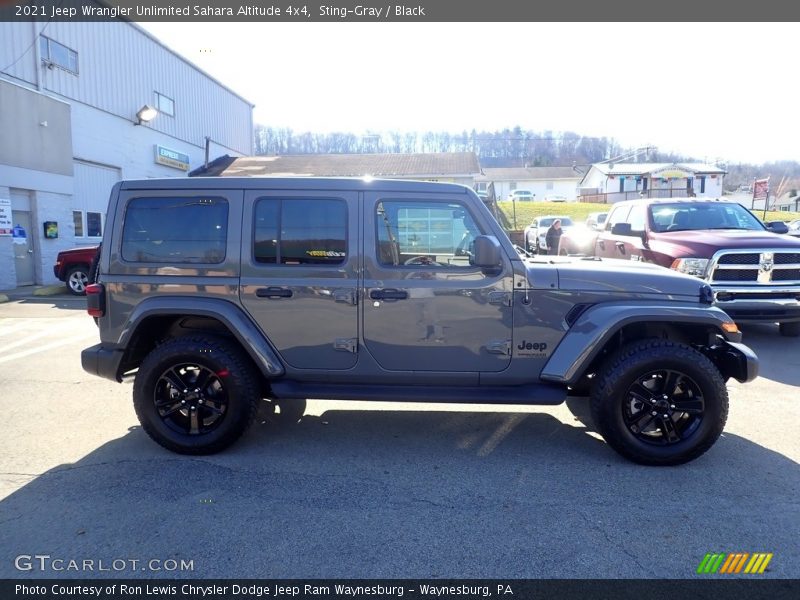 Sting-Gray / Black 2021 Jeep Wrangler Unlimited Sahara Altitude 4x4