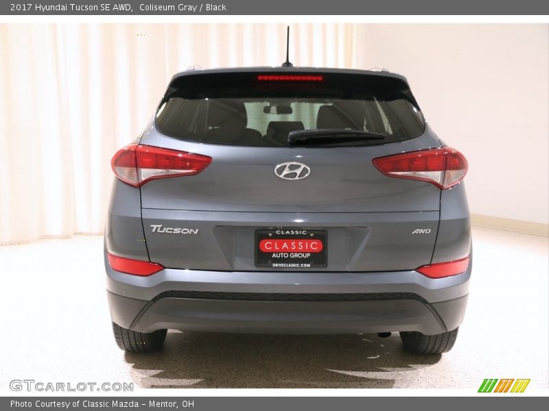 Coliseum Gray / Black 2017 Hyundai Tucson SE AWD