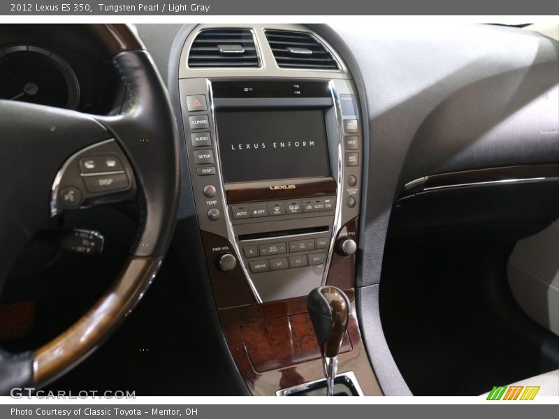 Tungsten Pearl / Light Gray 2012 Lexus ES 350