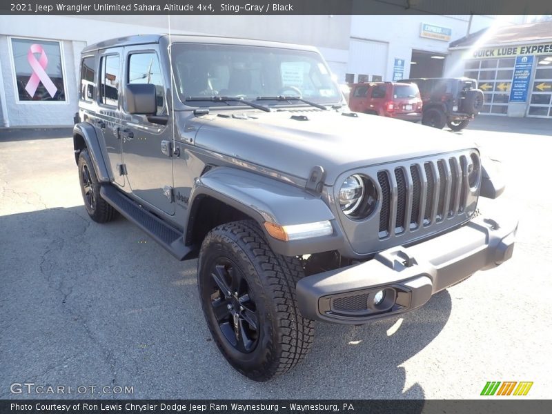 Sting-Gray / Black 2021 Jeep Wrangler Unlimited Sahara Altitude 4x4