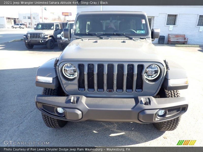 Sting-Gray / Black 2021 Jeep Wrangler Unlimited Sahara Altitude 4x4