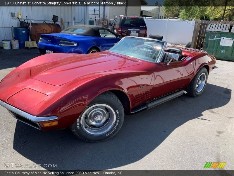 Marlboro Maroon / Black 1970 Chevrolet Corvette Stingray Convertible