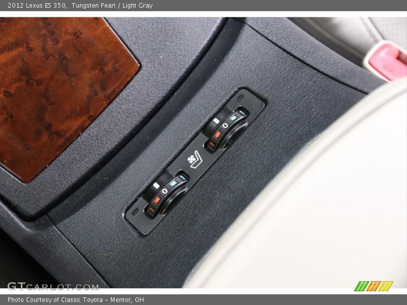 Tungsten Pearl / Light Gray 2012 Lexus ES 350