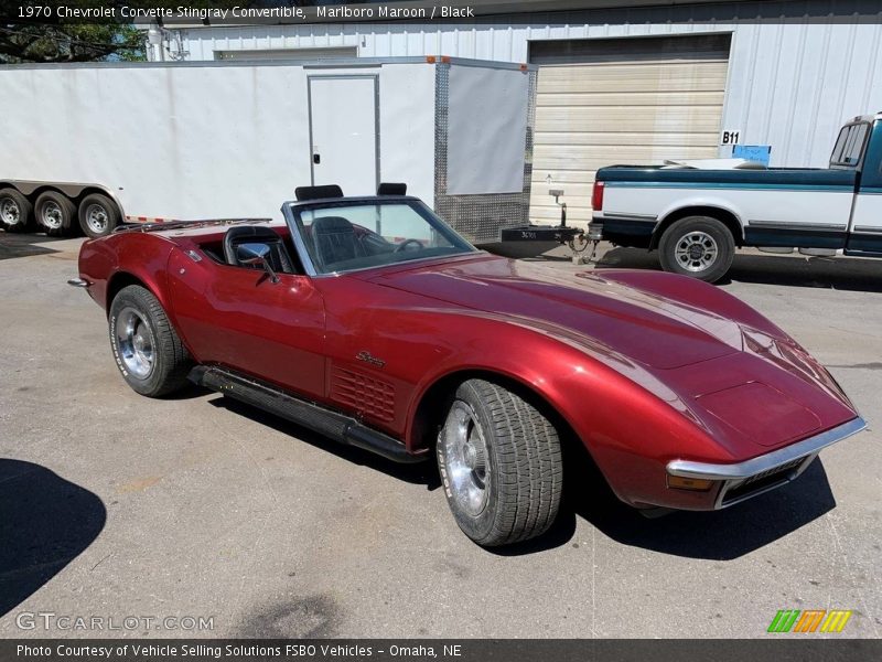Marlboro Maroon / Black 1970 Chevrolet Corvette Stingray Convertible