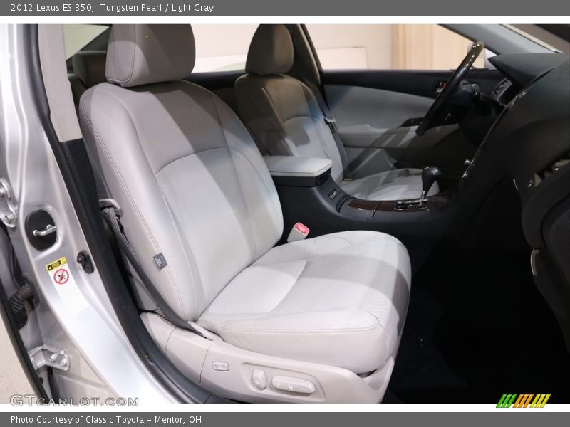Tungsten Pearl / Light Gray 2012 Lexus ES 350