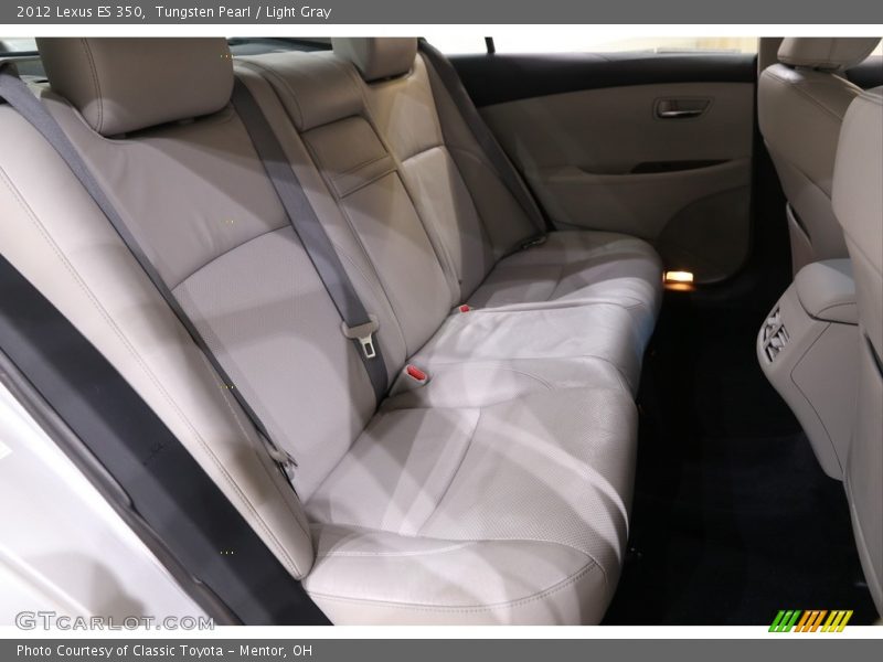 Tungsten Pearl / Light Gray 2012 Lexus ES 350