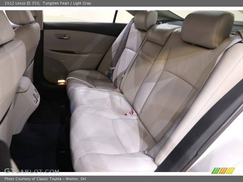 Tungsten Pearl / Light Gray 2012 Lexus ES 350