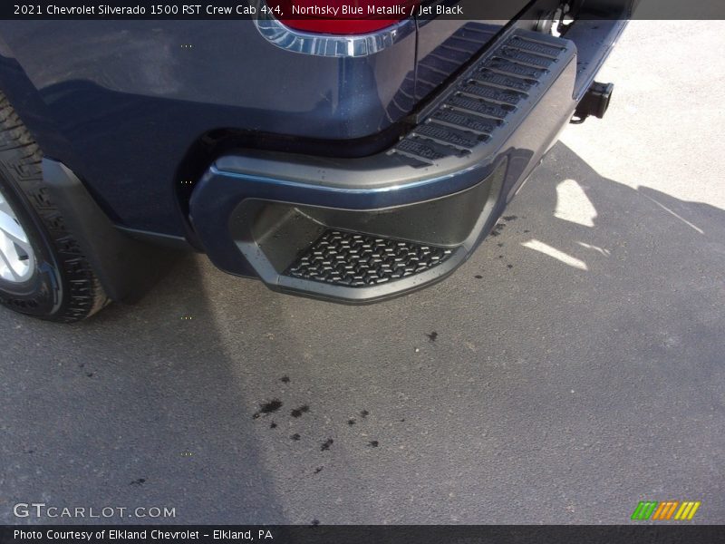 Northsky Blue Metallic / Jet Black 2021 Chevrolet Silverado 1500 RST Crew Cab 4x4
