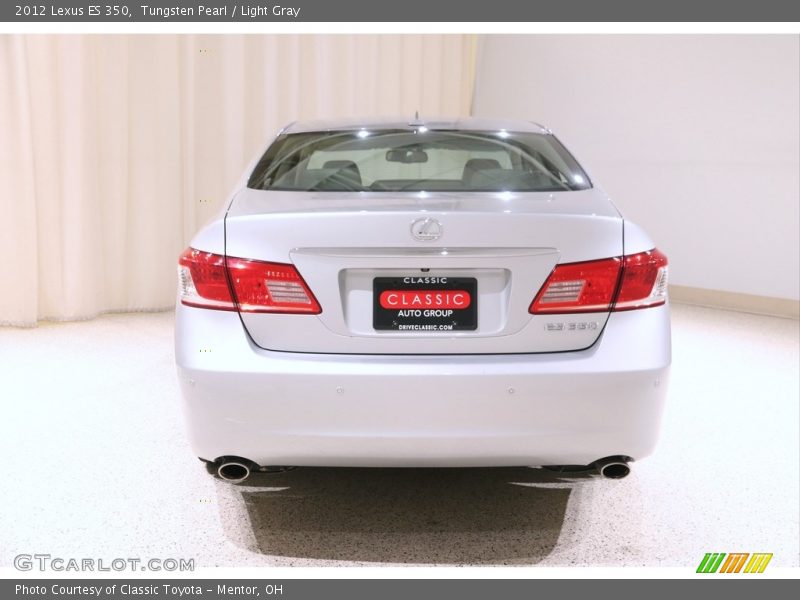 Tungsten Pearl / Light Gray 2012 Lexus ES 350