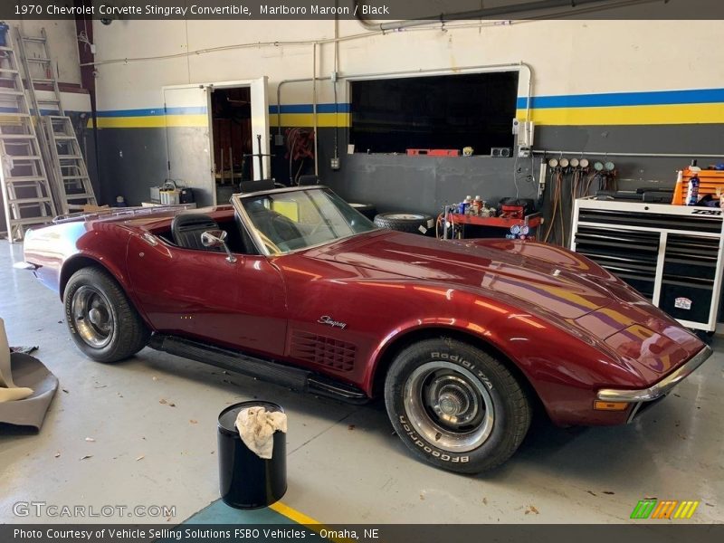 Marlboro Maroon / Black 1970 Chevrolet Corvette Stingray Convertible