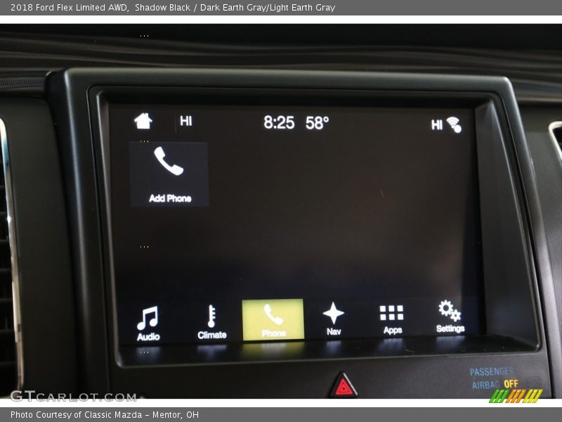 Controls of 2018 Flex Limited AWD