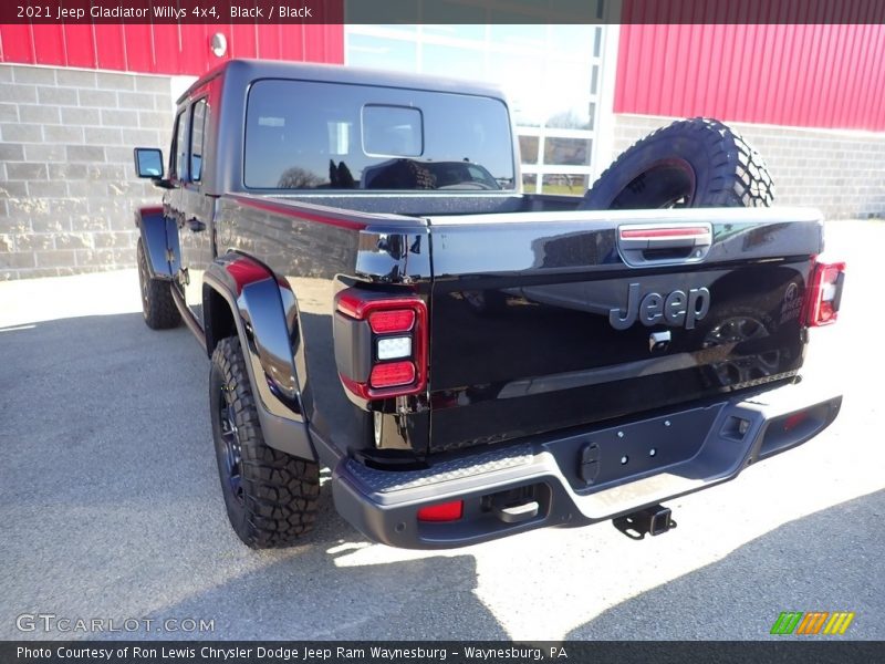 Black / Black 2021 Jeep Gladiator Willys 4x4