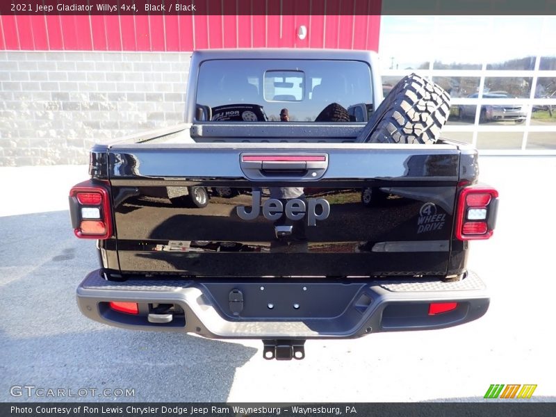 Black / Black 2021 Jeep Gladiator Willys 4x4