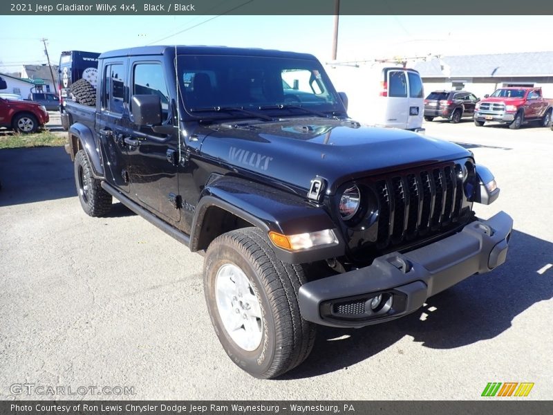 Black / Black 2021 Jeep Gladiator Willys 4x4