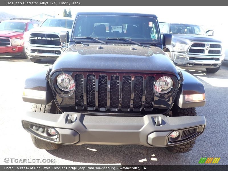 Black / Black 2021 Jeep Gladiator Willys 4x4