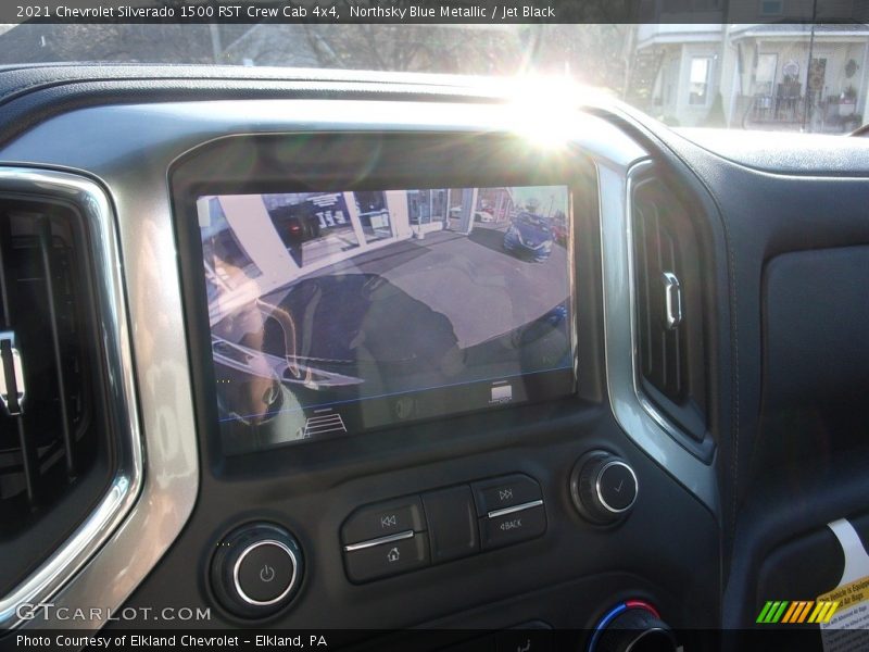 Northsky Blue Metallic / Jet Black 2021 Chevrolet Silverado 1500 RST Crew Cab 4x4
