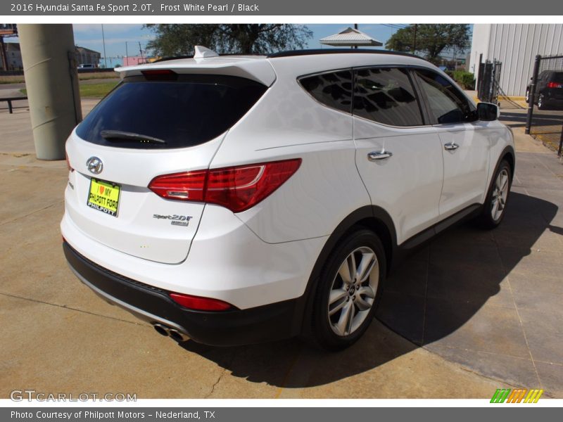 Frost White Pearl / Black 2016 Hyundai Santa Fe Sport 2.0T