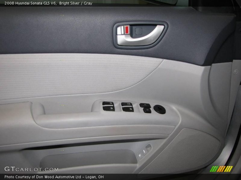 Bright Silver / Gray 2008 Hyundai Sonata GLS V6