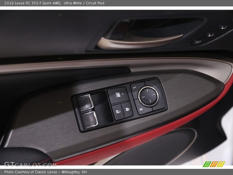 Ultra White / Circuit Red 2019 Lexus RC 350 F Sport AWD