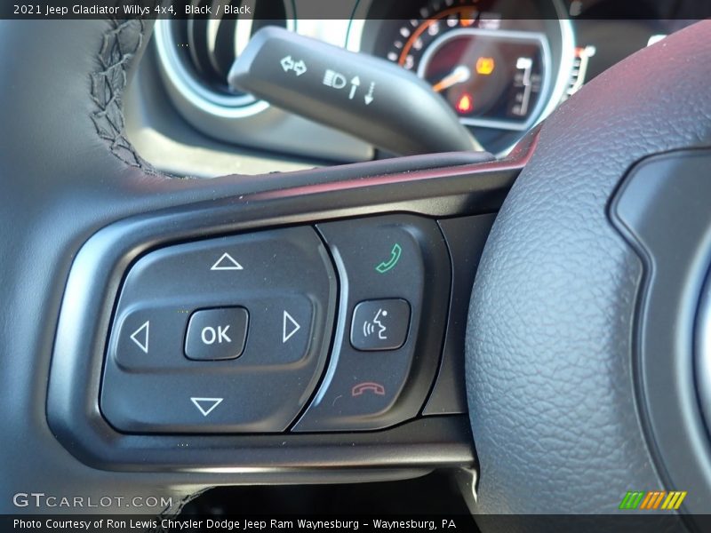 Black / Black 2021 Jeep Gladiator Willys 4x4