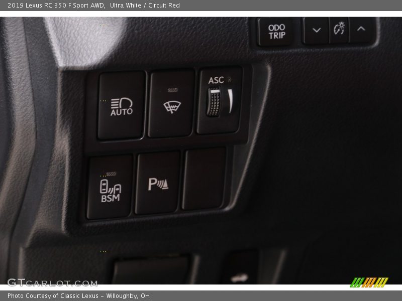 Ultra White / Circuit Red 2019 Lexus RC 350 F Sport AWD