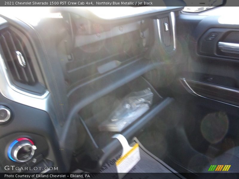 Northsky Blue Metallic / Jet Black 2021 Chevrolet Silverado 1500 RST Crew Cab 4x4