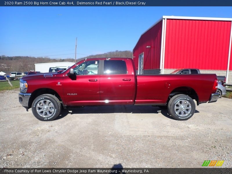 Delmonico Red Pearl / Black/Diesel Gray 2020 Ram 2500 Big Horn Crew Cab 4x4