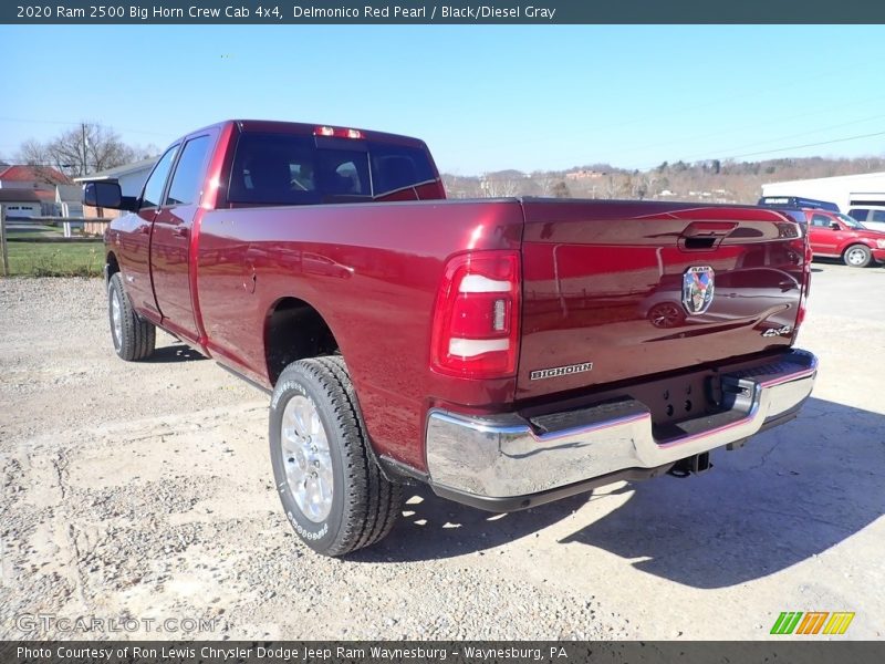 Delmonico Red Pearl / Black/Diesel Gray 2020 Ram 2500 Big Horn Crew Cab 4x4