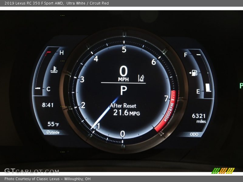 Ultra White / Circuit Red 2019 Lexus RC 350 F Sport AWD