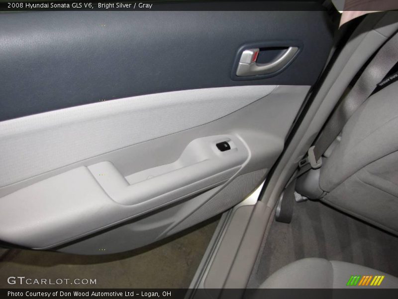 Bright Silver / Gray 2008 Hyundai Sonata GLS V6